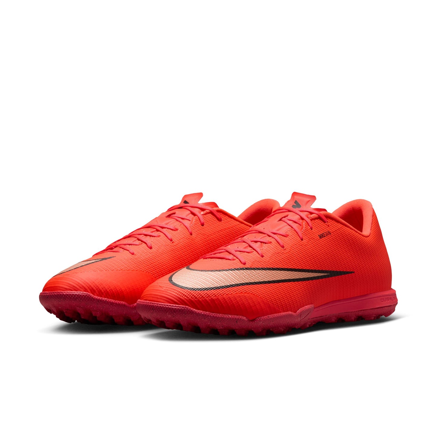 Nike Zoom Mercurial Vapor 17 Academy TF Turf Soccer Shoes - Bright Crimson/ Blur