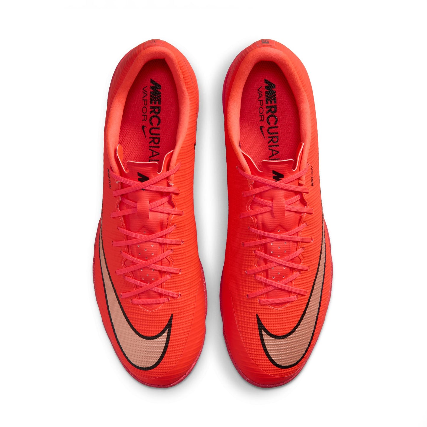 Nike Zoom Mercurial Vapor 17 Academy TF Turf Soccer Shoes - Bright Crimson/ Blur
