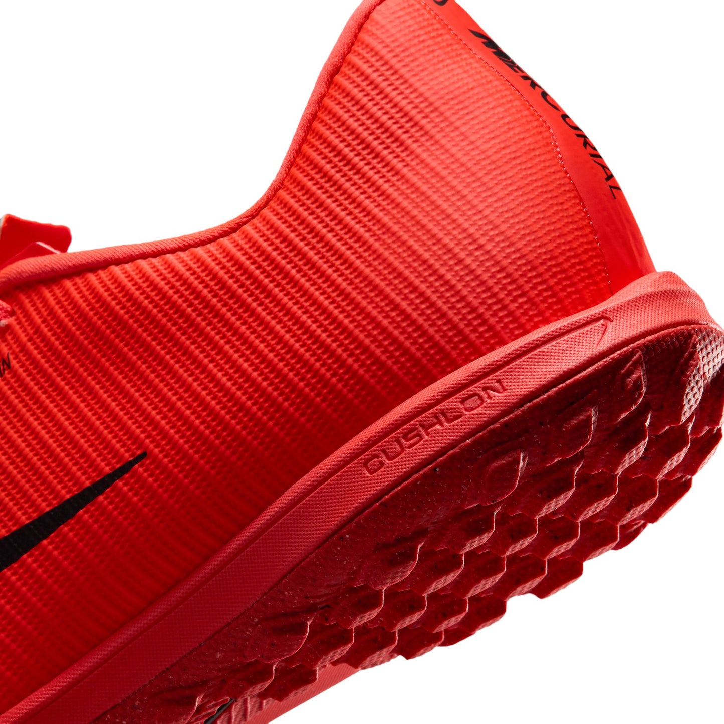 Nike Zoom Mercurial Vapor 17 Academy TF Turf Soccer Shoes - Bright Crimson/ Blur