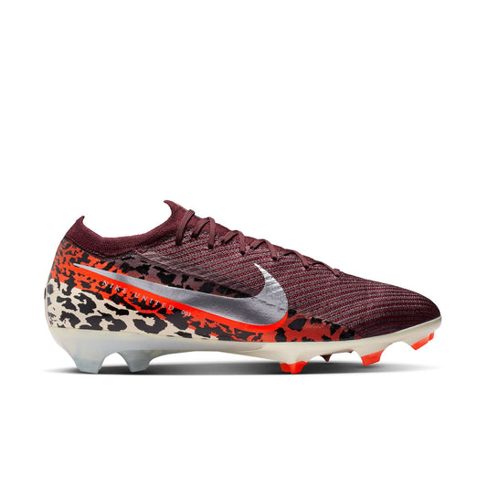 Nike United Vapor 16 Elite Firm-Ground Low-Top Soccer Cleats- Burgundy Crush/Metallic Silver
