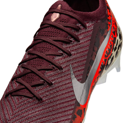 Nike United Vapor 16 Elite Firm-Ground Low-Top Soccer Cleats- Burgundy Crush/Metallic Silver