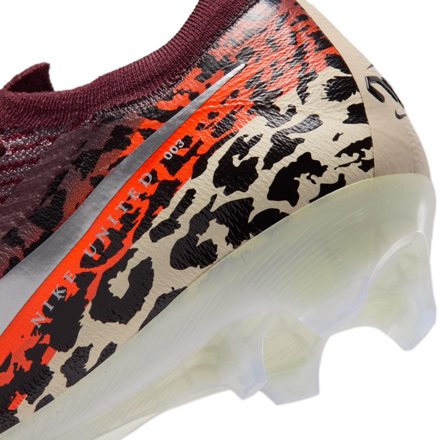 Nike United Vapor 16 Elite Firm-Ground Low-Top Soccer Cleats- Burgundy Crush/Metallic Silver