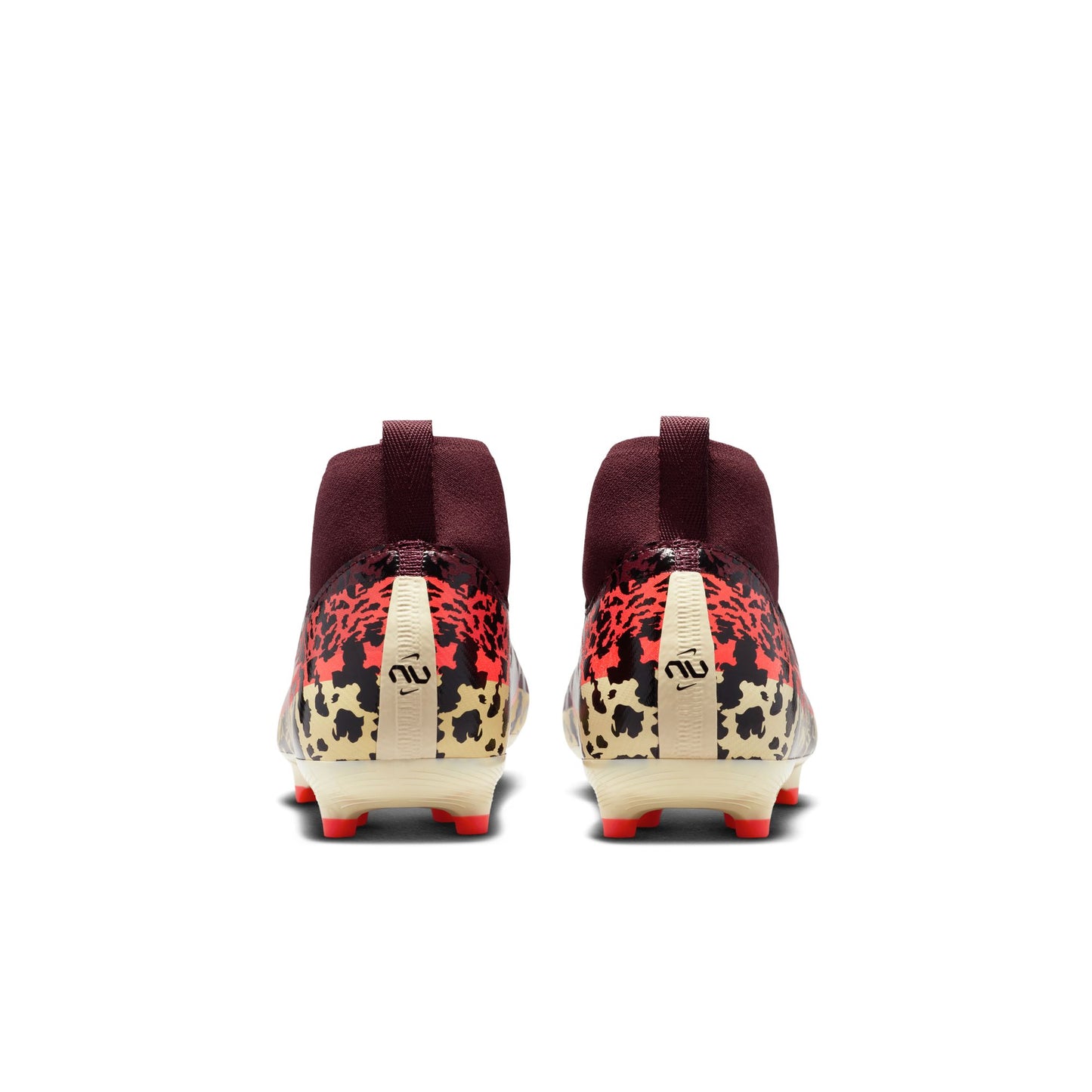 Nike Junior Superfly 10 Academy FG/MG Firm Ground/Multi Ground NU3 Soccer Shoes - Burgundy Crush/ Metallic Silver