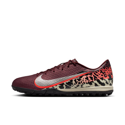 Nike Zoom Mercurial Vapor 16 Academy NU3 TF Turf Soccer Shoes - Burgundy Crush/ Metallic Silver