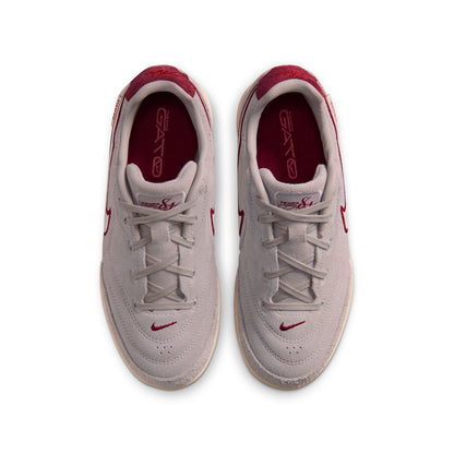 Nike Junior StreetGato PRM IC Indoor Soccer Shoes - Moon Particle/Chalk Team Red