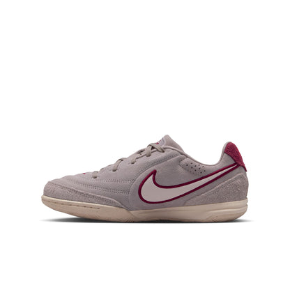 Nike Junior StreetGato PRM IC Indoor Soccer Shoes - Moon Particle/Chalk Team Red