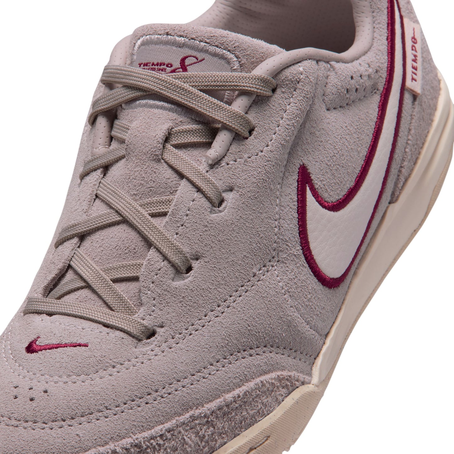 Nike Junior StreetGato PRM IC Indoor Soccer Shoes - Moon Particle/Chalk Team Red
