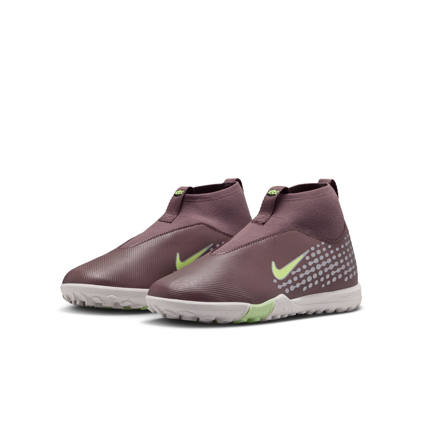 Nike Junior Superfly 10 Academy Kylian Mbappe TF Turf Soccer Shoes - Plump Eclipse/ Metallic Silver