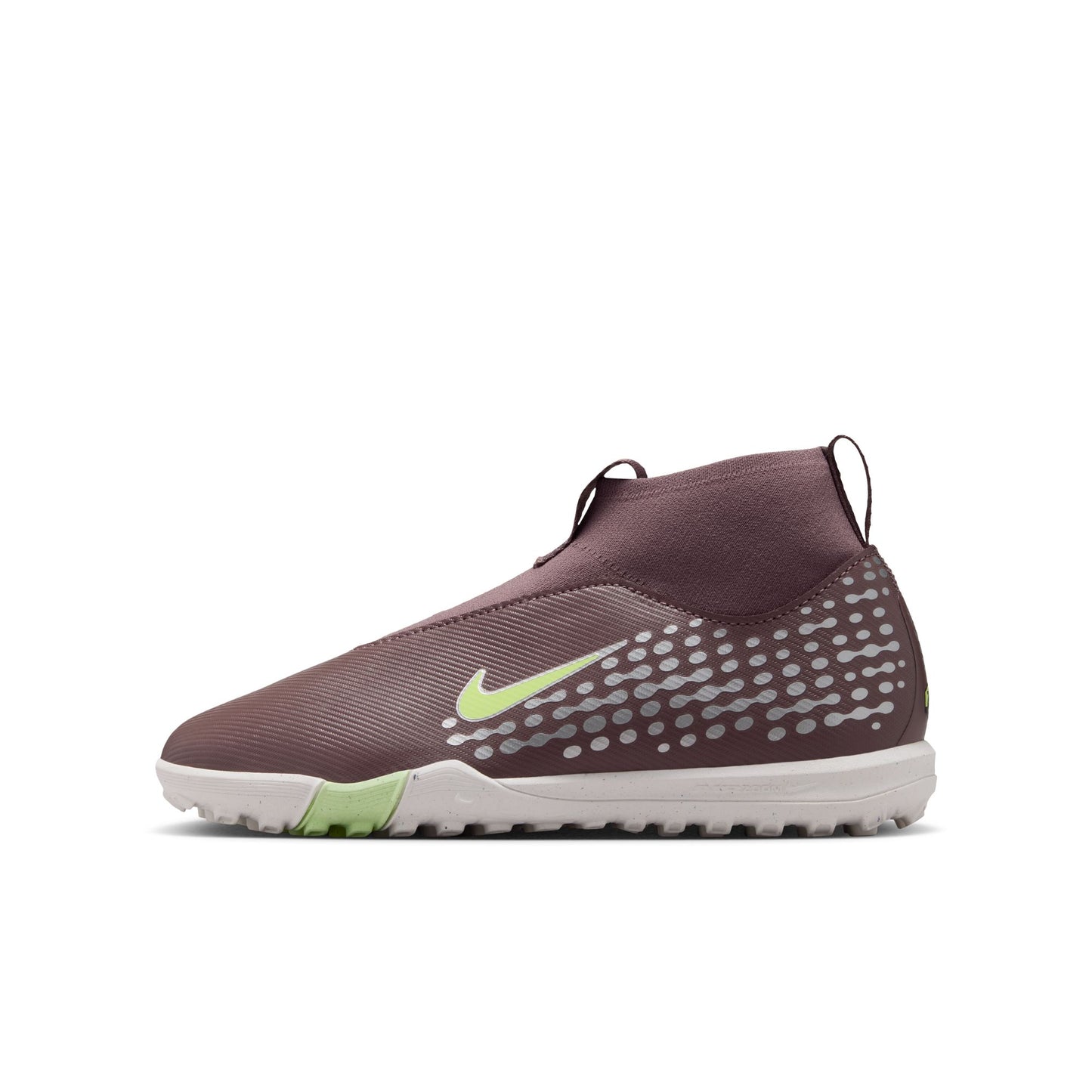 Nike Junior Superfly 10 Academy Kylian Mbappe TF Turf Soccer Shoes - Plump Eclipse/ Metallic Silver