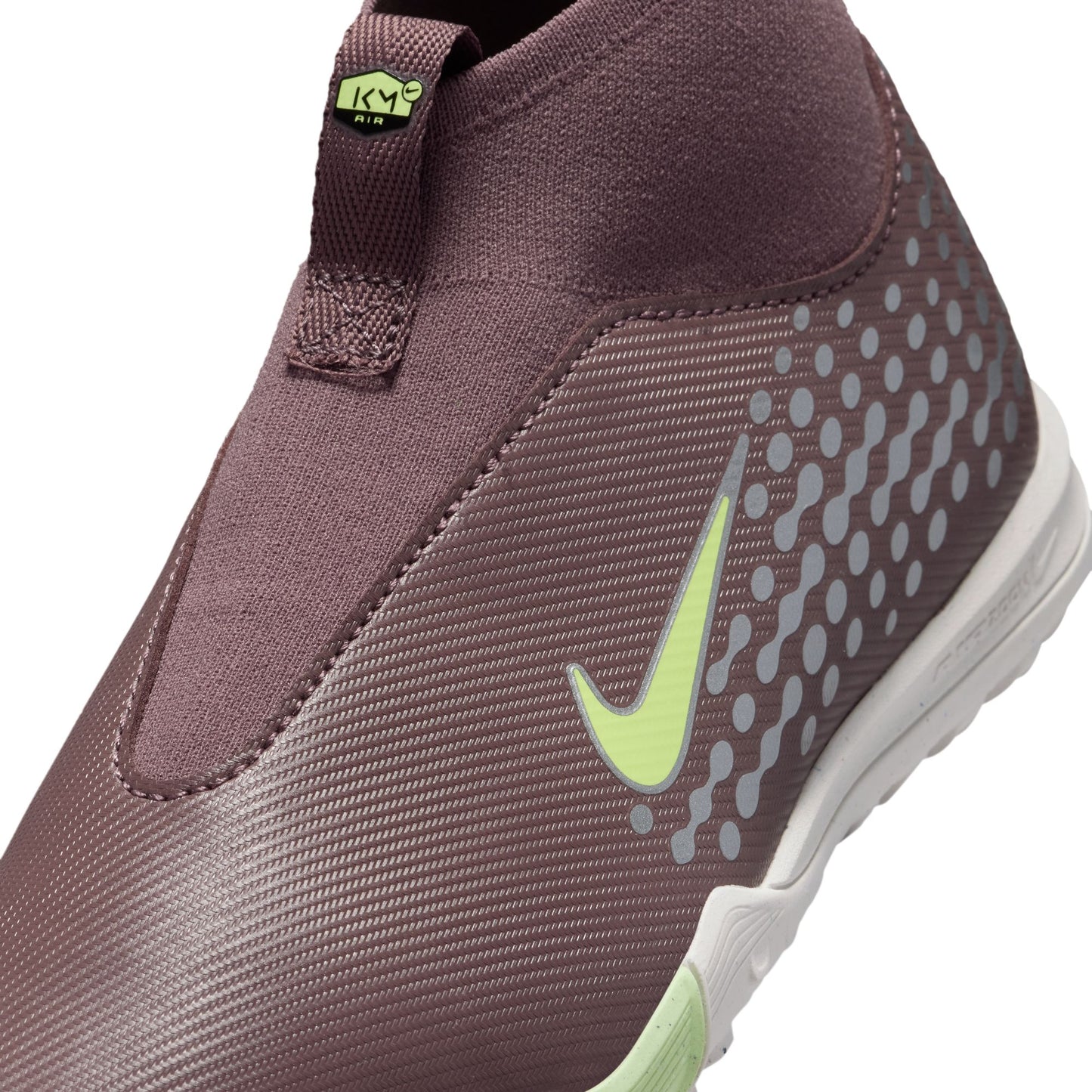 Nike Junior Superfly 10 Academy Kylian Mbappe TF Turf Soccer Shoes - Plump Eclipse/ Metallic Silver