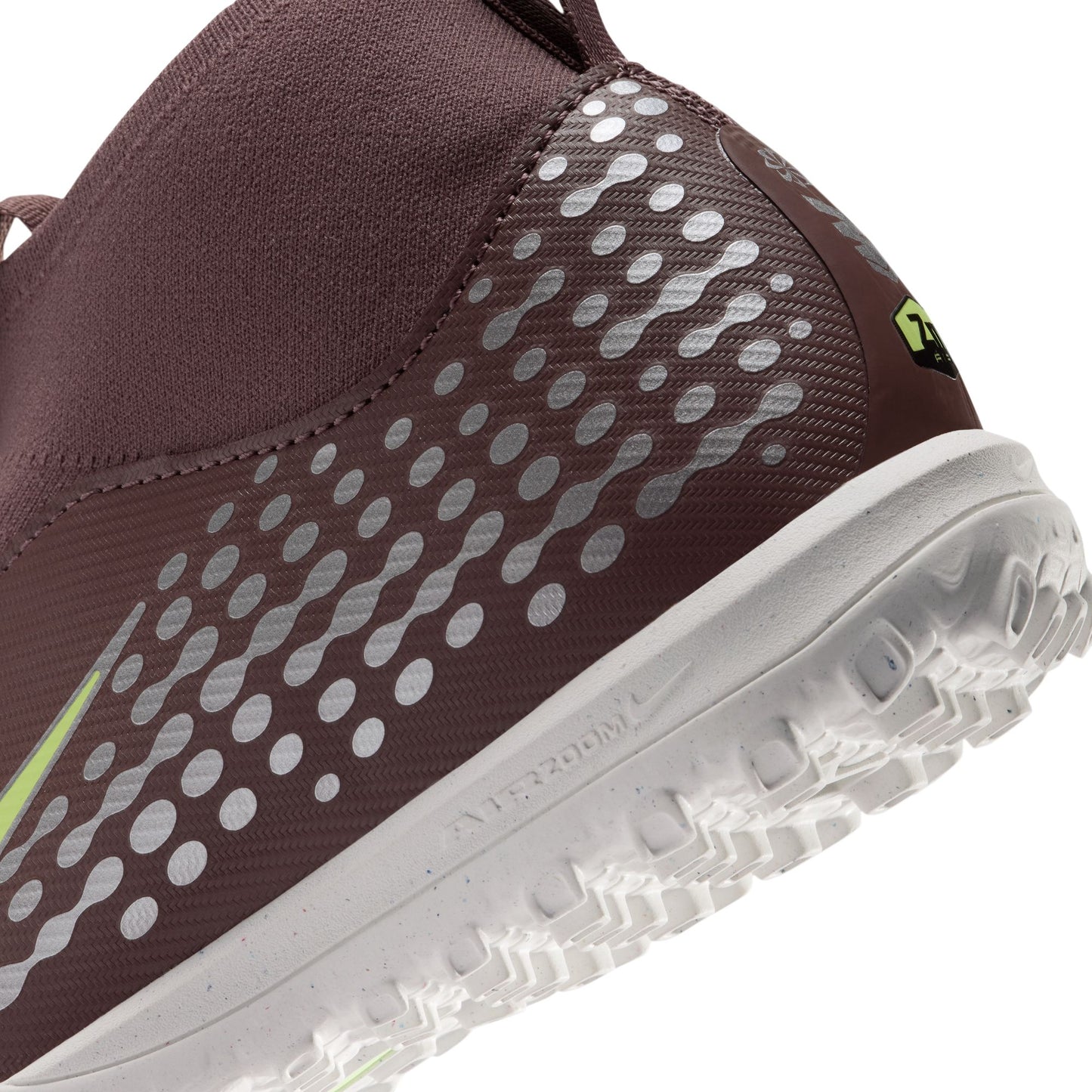 Nike Junior Superfly 10 Academy Kylian Mbappe TF Turf Soccer Shoes - Plump Eclipse/ Metallic Silver