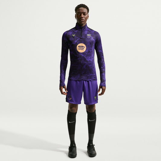 Men's  Nike Barcelona Strike Away Long Sleeve Training Top 2026 - Field Purple/ Field Purple/ Metallic Gold