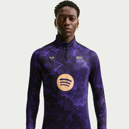Men's  Nike Barcelona Strike Away Long Sleeve Training Top 2026 - Field Purple/ Field Purple/ Metallic Gold