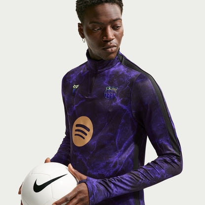 Men's  Nike Barcelona Strike Away Long Sleeve Training Top 2026 - Field Purple/ Field Purple/ Metallic Gold