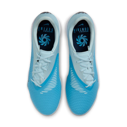 Nike Phantom 6 Low Academy EH Erling Haaland TF Turf Soccer Shoes - Baltic Blue/ Blue Eclipse-Glacier Blue