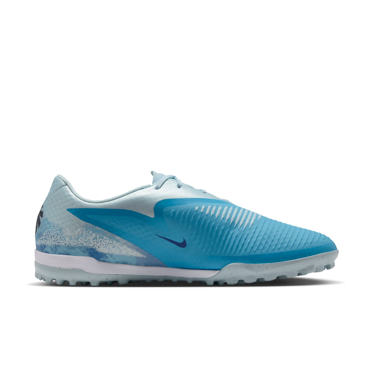 Nike Phantom 6 Low Academy EH Erling Haaland TF Turf Soccer Shoes - Baltic Blue/ Blue Eclipse-Glacier Blue