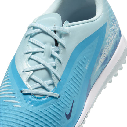 Nike Phantom 6 Low Academy EH Erling Haaland TF Turf Soccer Shoes - Baltic Blue/ Blue Eclipse-Glacier Blue