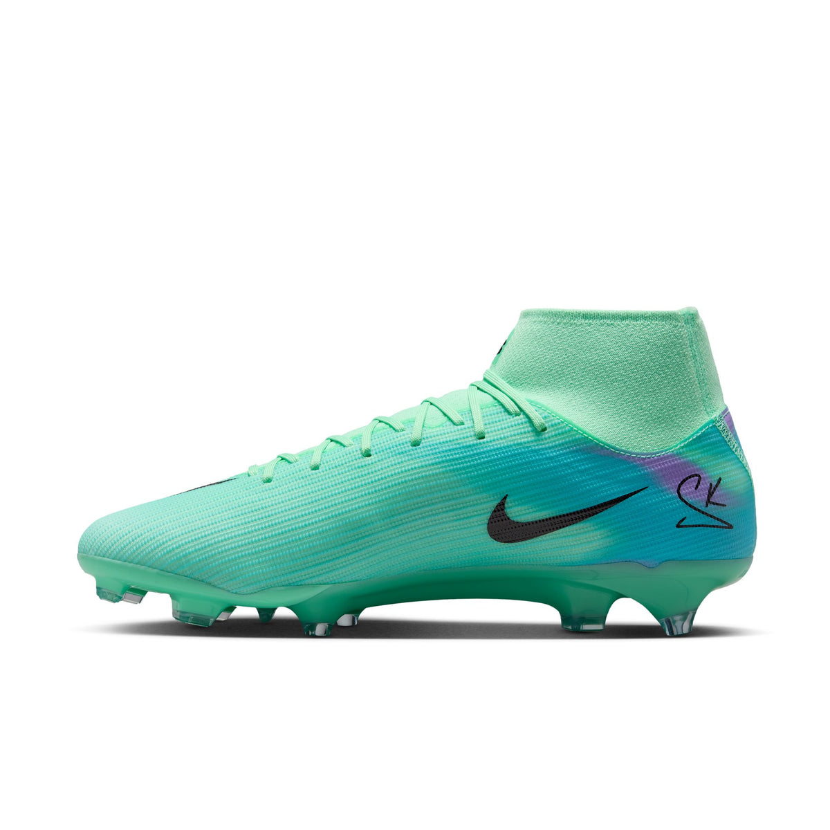 Nike Air Zoom Mercurial Superfly 11 Academy FG Firm Ground Soccer Cleat - Green Glow/ Black