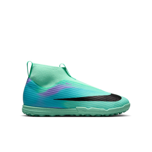 Nike Junior Superfly 11 Academy Sam Kerr TF Turf Soccer Shoes - Green Glow/ Black