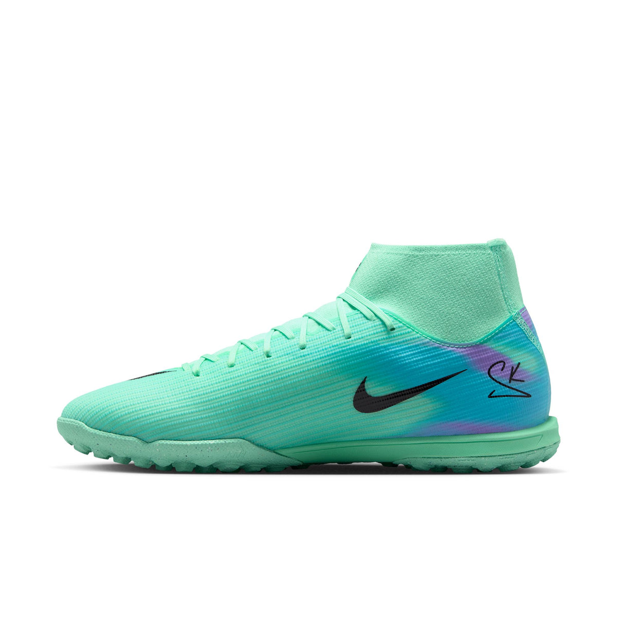 Nike Air Zoom Mercurial Superfly 11 Academy Sam Kerr TF Turf Soccer Shoes - Green Glow/ Black