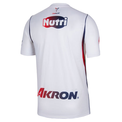 Nike Men's CDG Chivas de Guadalajara Stadium Away Jersey - White/Loyal Blue/Speed Red