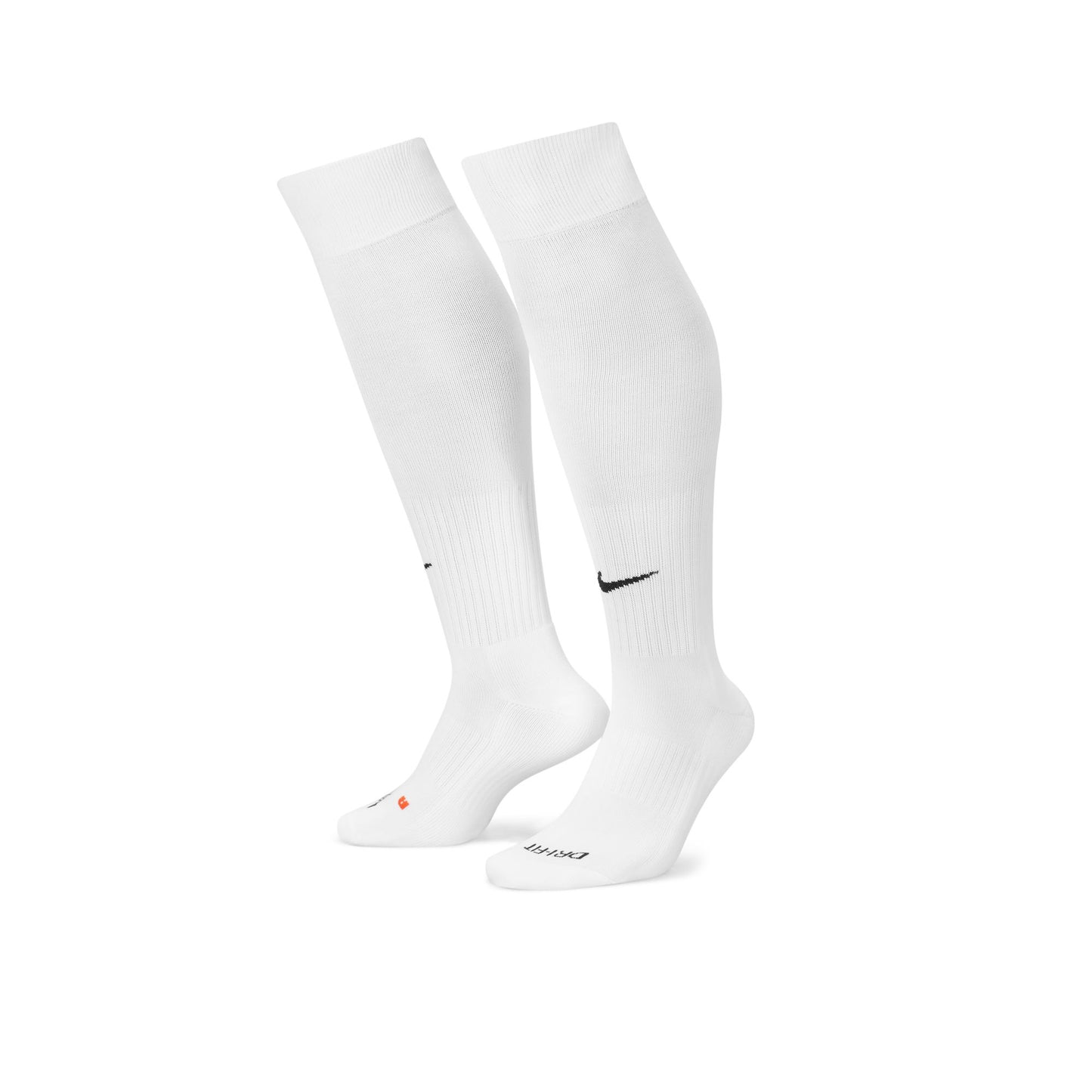 Nike Classic 2 - Cushioned Over-the-Calf Socks TM WHITE/BLACK