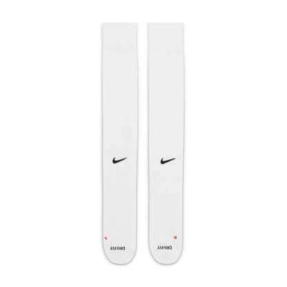 Nike Classic 2 - Cushioned Over-the-Calf Socks TM WHITE/BLACK