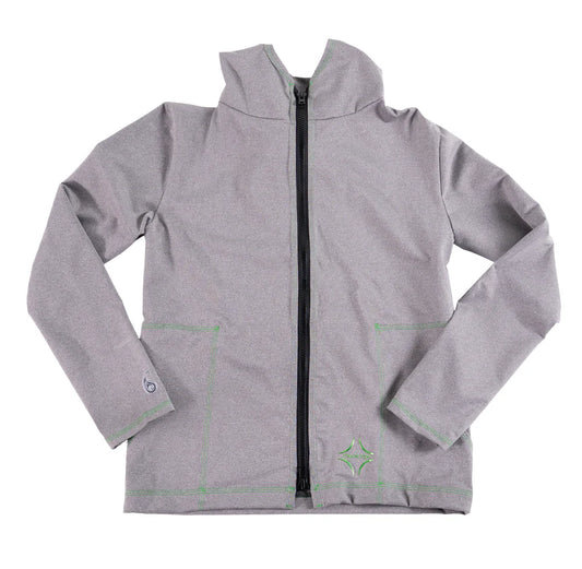 The Pitch TRIBUNA Full Zip Hoodie - Light Grey