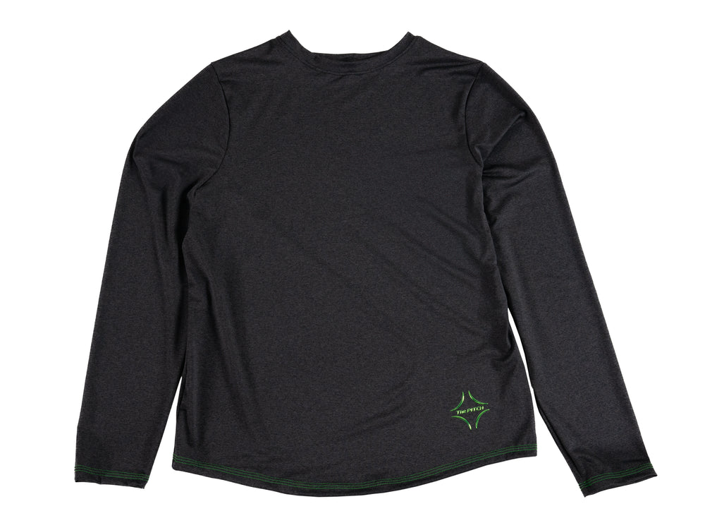 The Pitch RABONA Long Sleeve Crew Neck Shirt - Dark Grey
