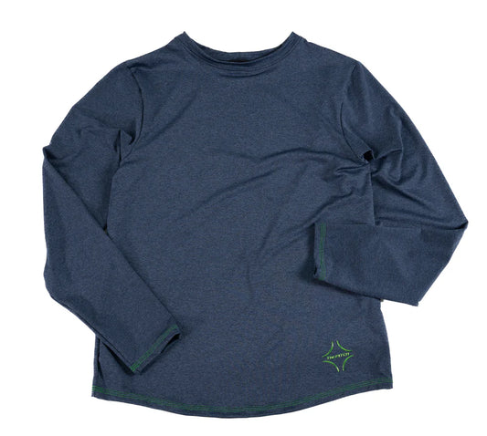 The Pitch RABONA Long Sleeve Crew Neck Shirt - Navy
