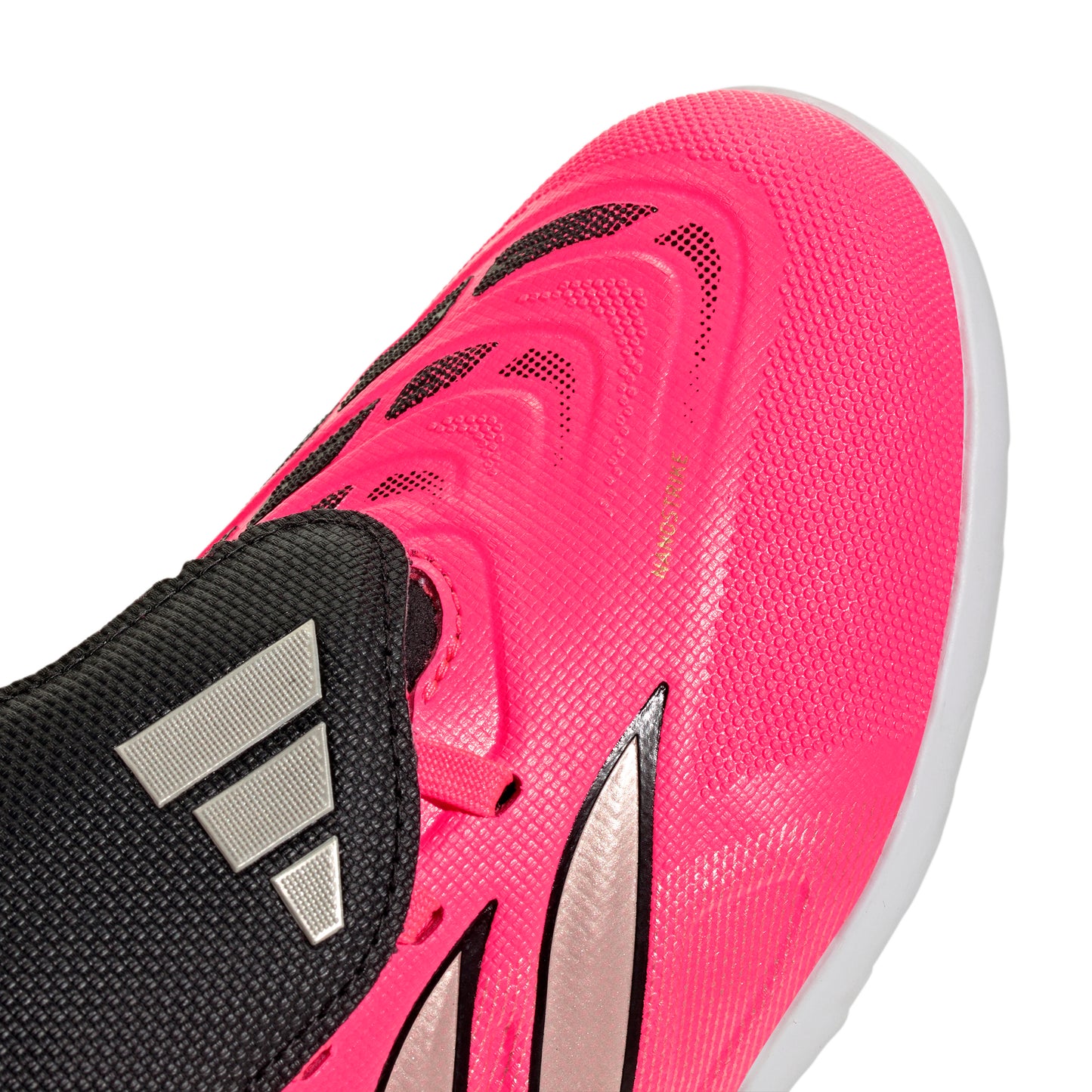 adidas Junior Predator League FT Fold Tongue TF Turf Soccer Shoes - Solar Turbo / Thermal Chrome / Core Black