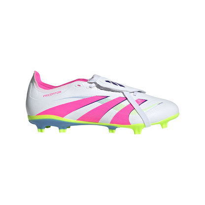 adidas Predator League Fold tongue FG/MG Soccer Cleat - FTWhite/LucPink/Luclem