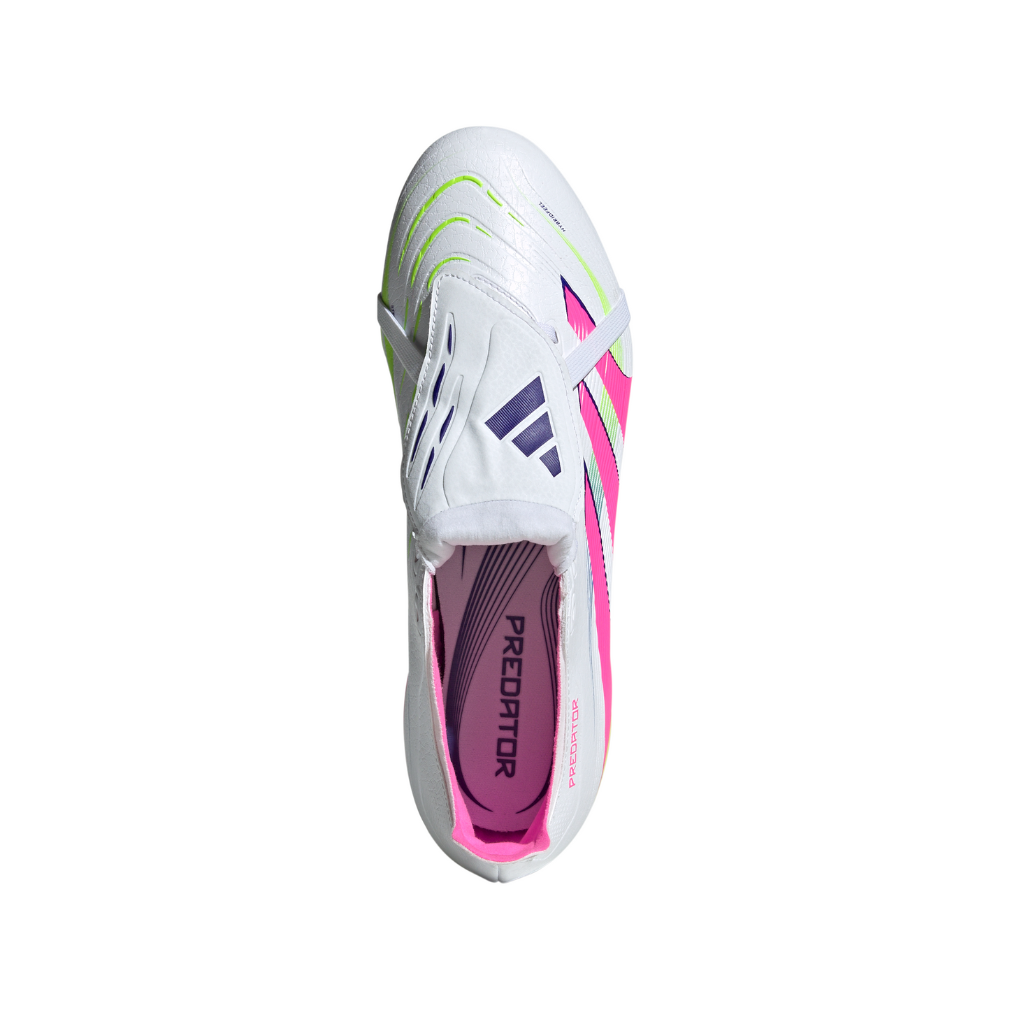 adidas Predator League Fold tongue FG/MG Soccer Cleat - FTWhite/LucPink/Luclem