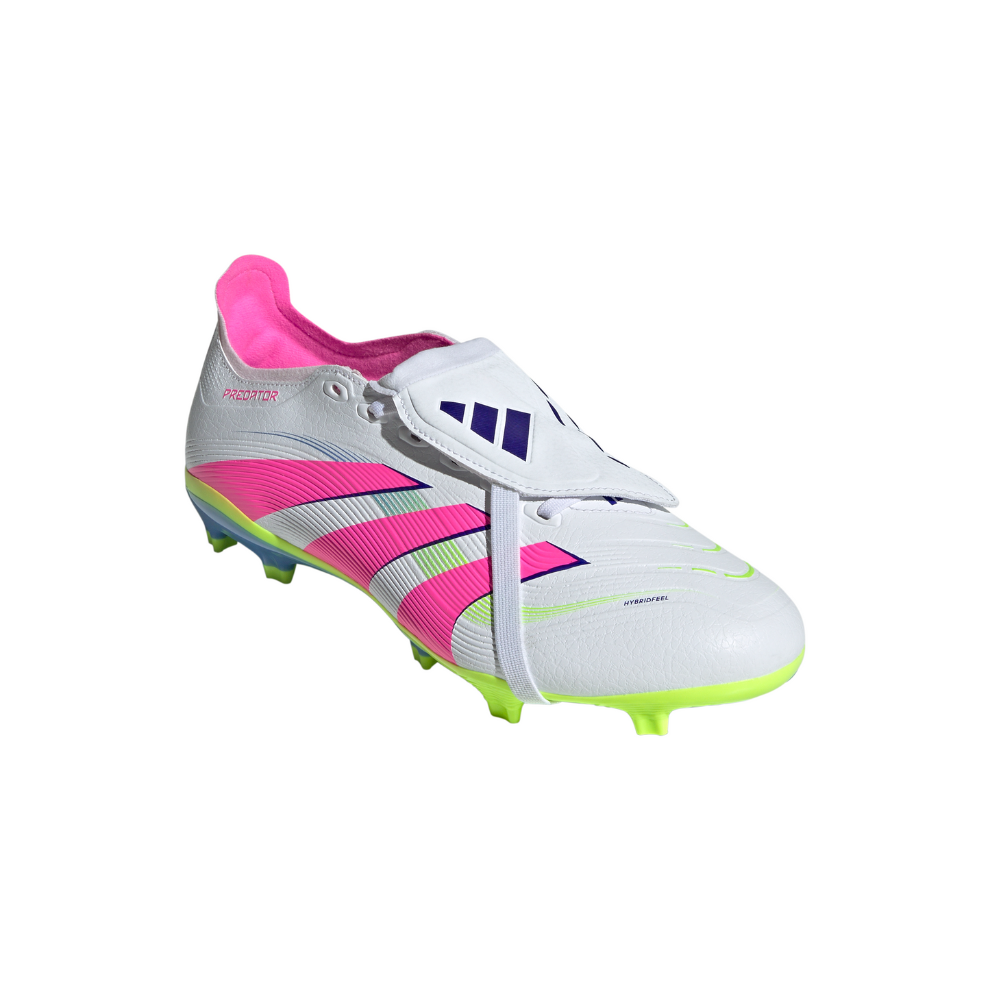 adidas Predator League Fold tongue FG/MG Soccer Cleat - FTWhite/LucPink/Luclem