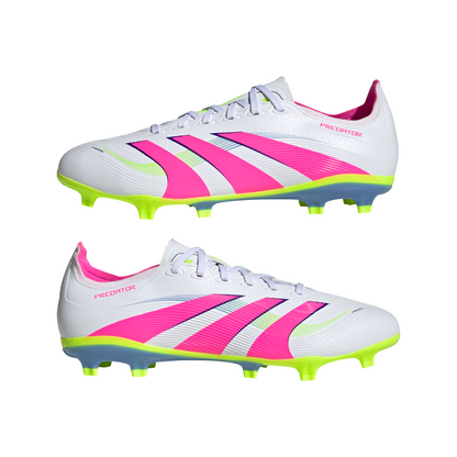 adidas Predator League FG Firm Ground Soccer Shoes - FTWhite/ LucPink/ Luclen