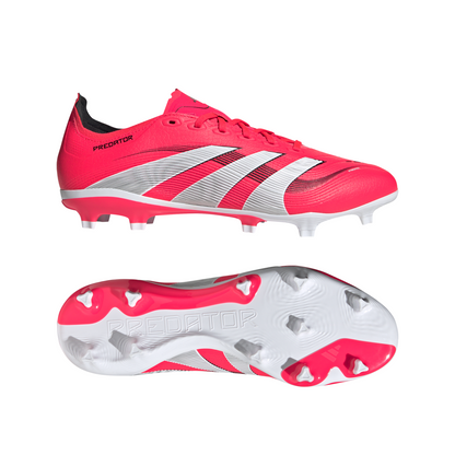adidas Predator League FG/MG Firm Ground/Multi Ground Soccer Cleats - lucid red/ftwr white/core black