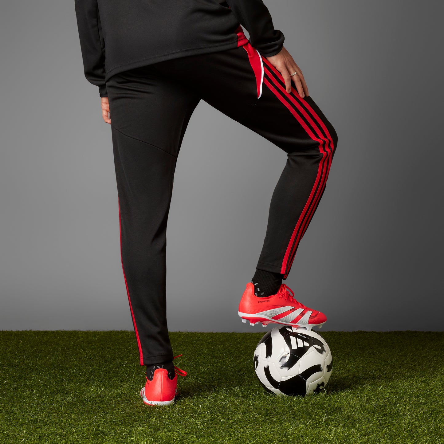 adidas Predator League FG/MG Firm Ground/Multi Ground Soccer Cleats - lucid red/ftwr white/core black