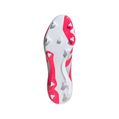 adidas Predator League FG/MG Firm Ground/Multi Ground Soccer Cleats - lucid red/ftwr white/core black