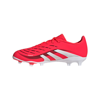 adidas Junior Predator League FG/MG Firm Ground Soccer Cleats - lucid red/ftwr white/core black
