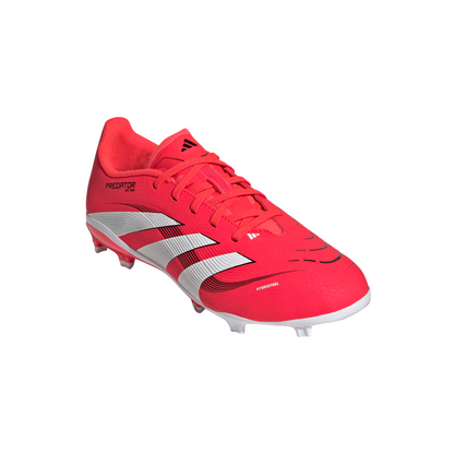 adidas Junior Predator League FG/MG Firm Ground Soccer Cleats - lucid red/ftwr white/core black