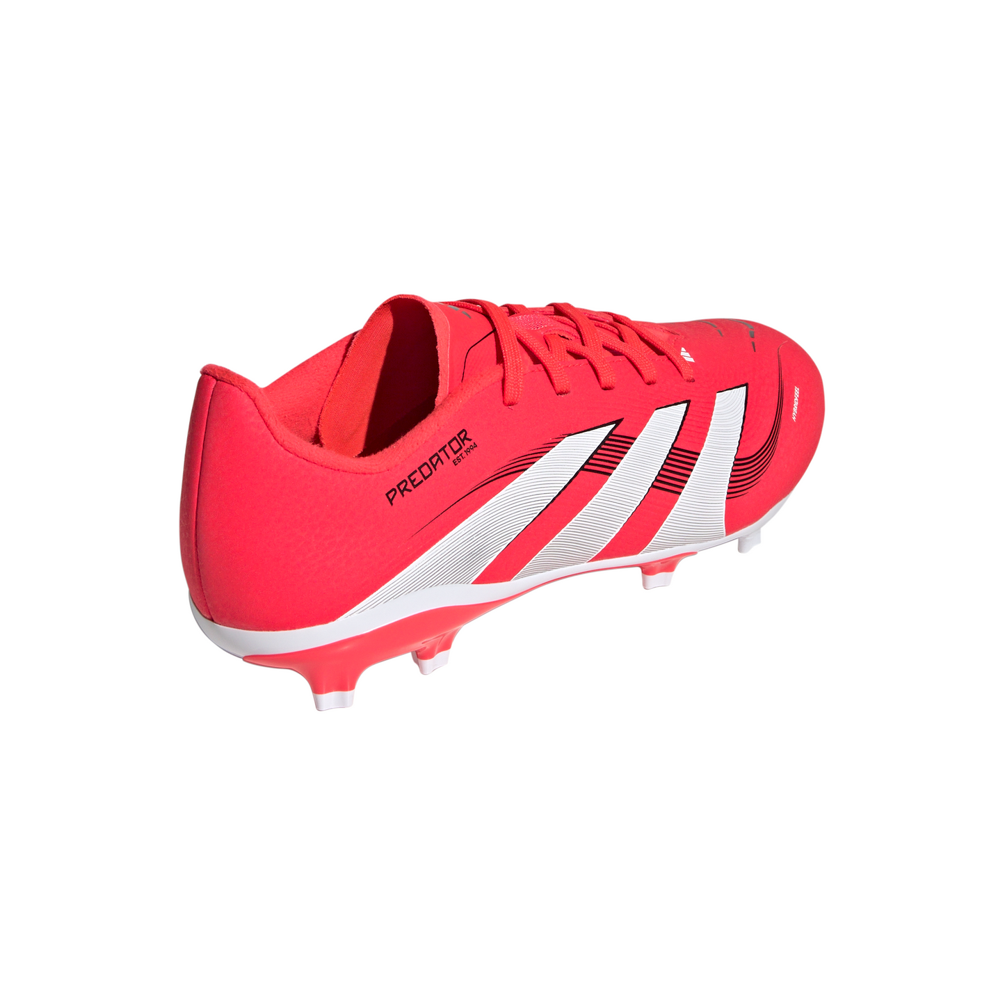 adidas Junior Predator League FG/MG Firm Ground Soccer Cleats - lucid red/ftwr white/core black