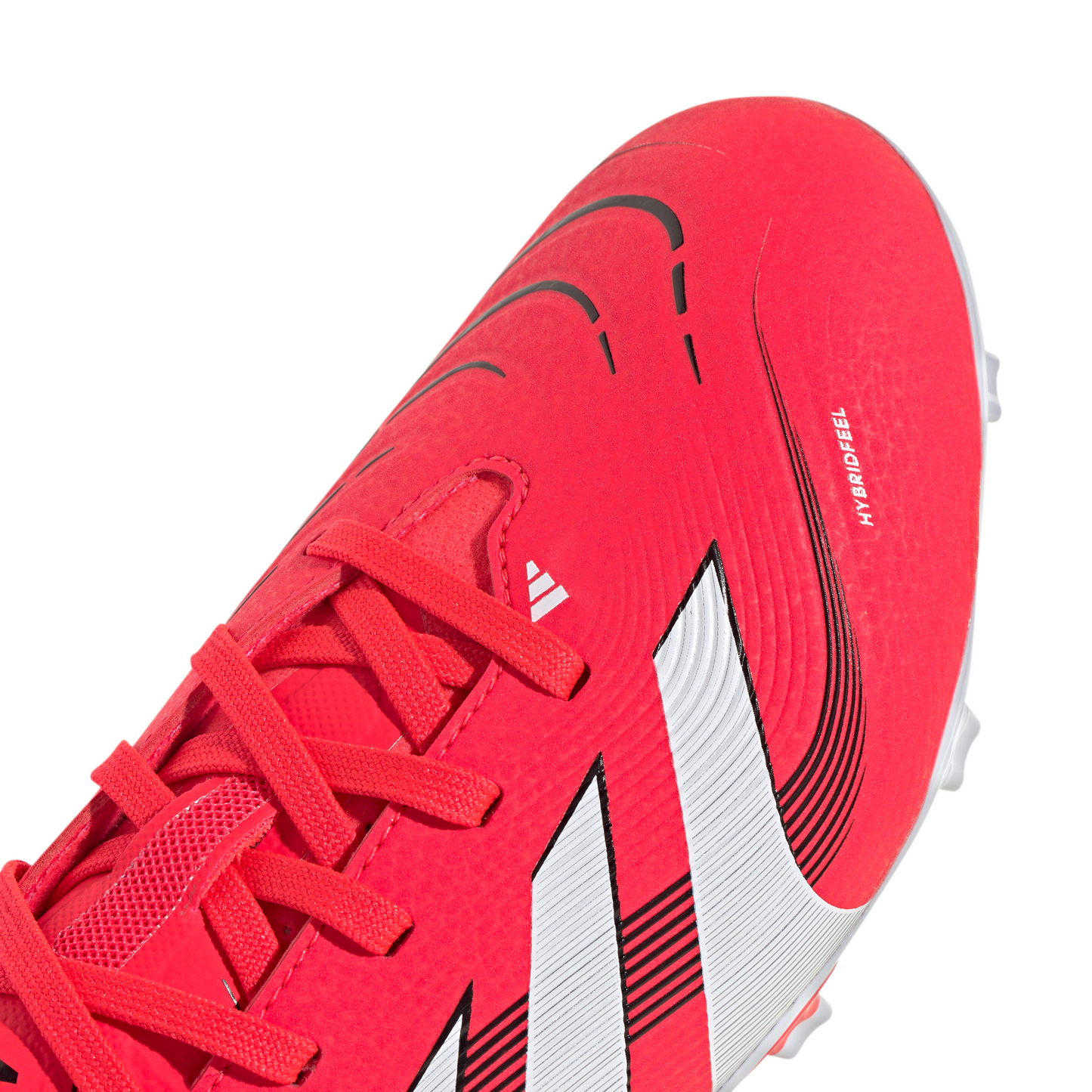 adidas Junior Predator League FG/MG Firm Ground Soccer Cleats - lucid red/ftwr white/core black