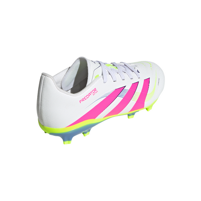 adidas Junior Predator League FG/MG Firm Ground Soccer Cleats - FTWhite/ LucPink/ Luclem