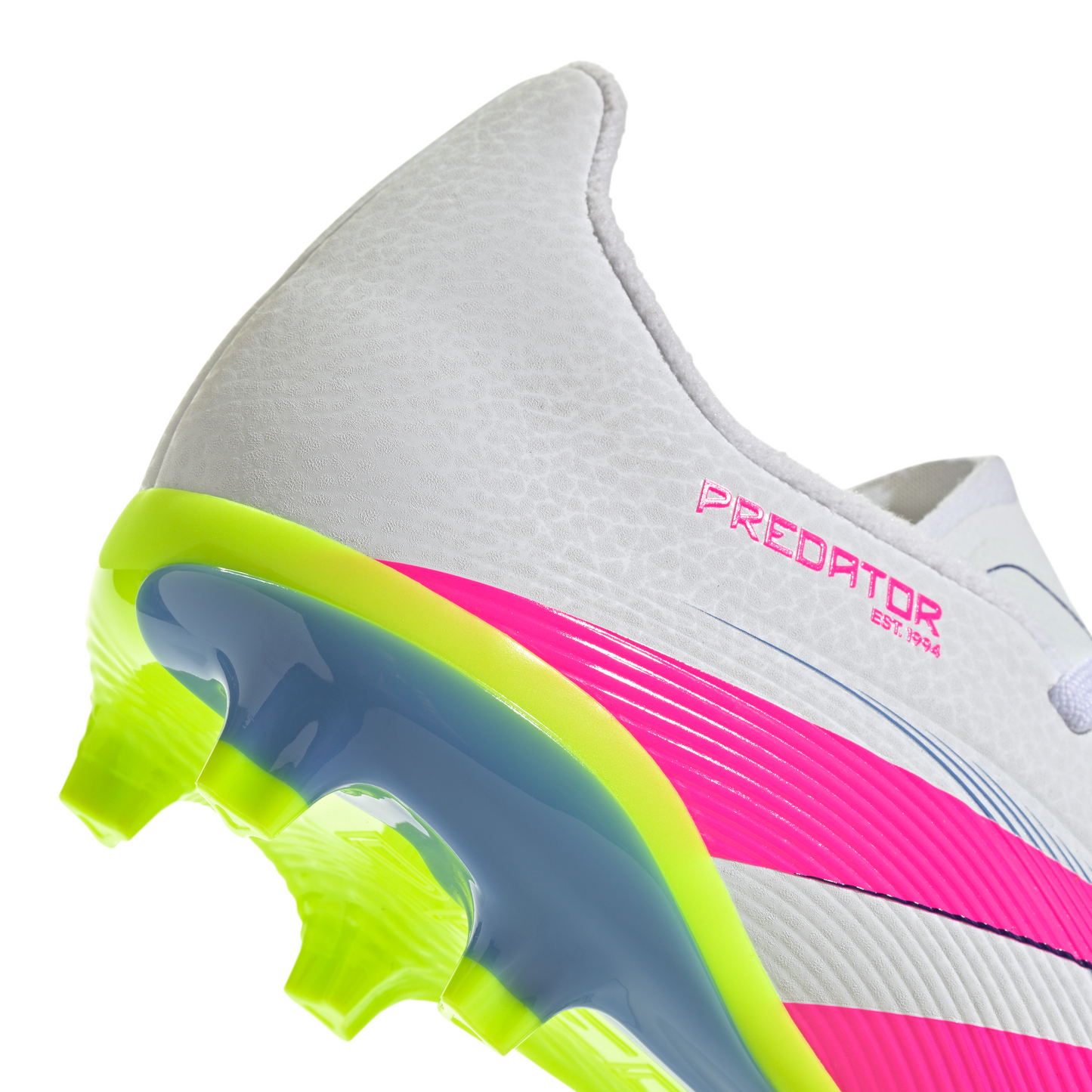 adidas Junior Predator League FG/MG Firm Ground Soccer Cleats - FTWhite/ LucPink/ Luclem