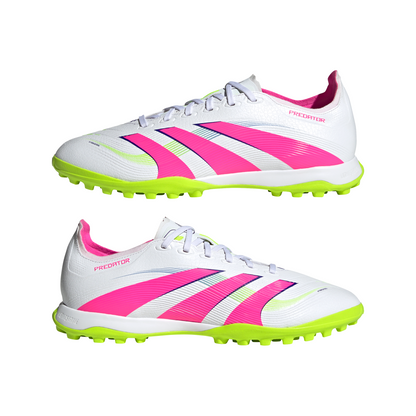 adidas Predator League TF Turf Soccer Shoes - FTWhite/LucPink/Luclem