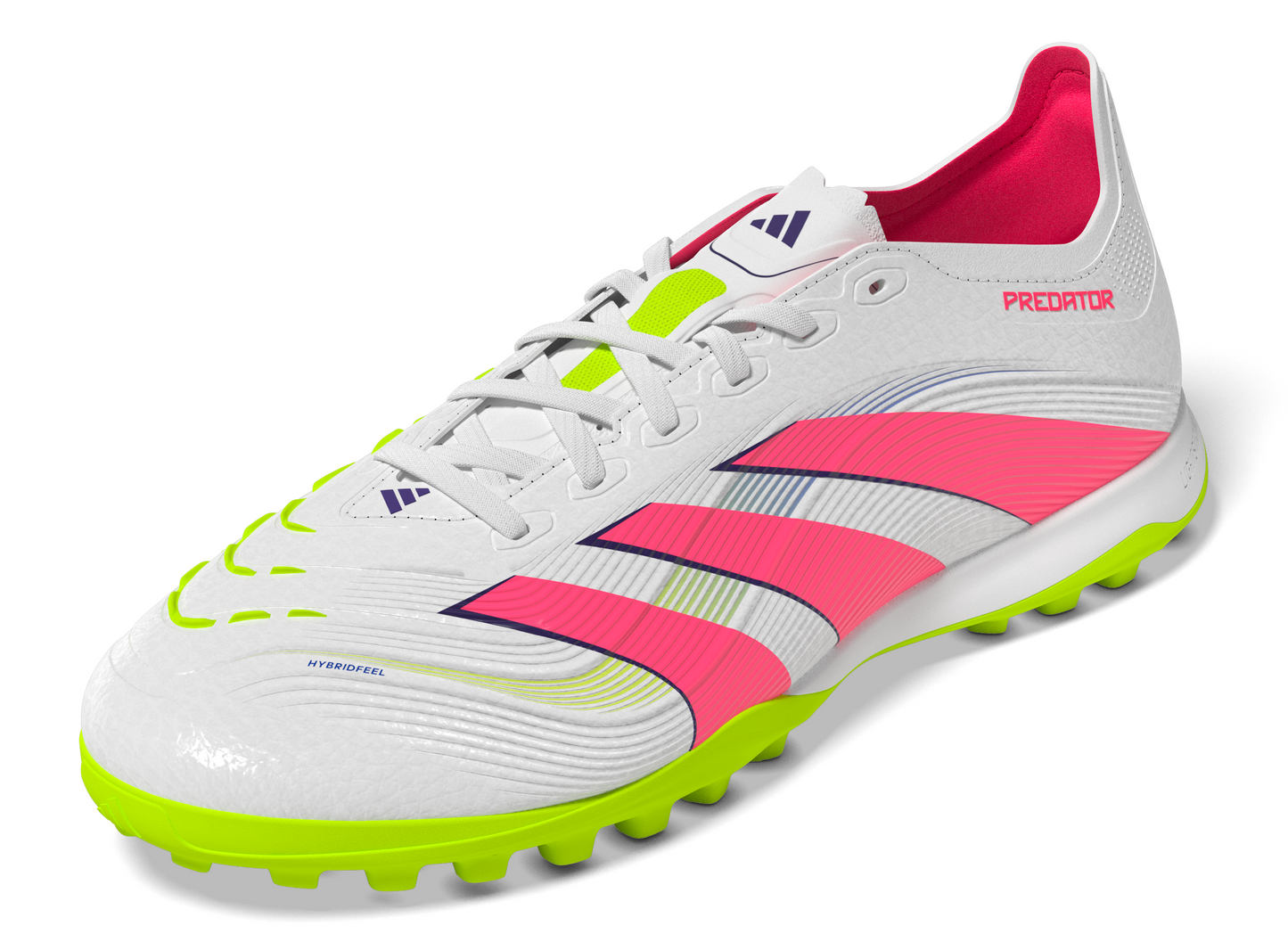 adidas Predator League TF Turf Soccer Shoes - FTWhite/LucPink/Luclem