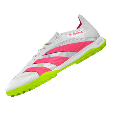 adidas Predator League TF Turf Soccer Shoes - FTWhite/LucPink/Luclem
