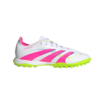 adidas Predator League TF Turf Soccer Shoes - FTWhite/LucPink/Luclem