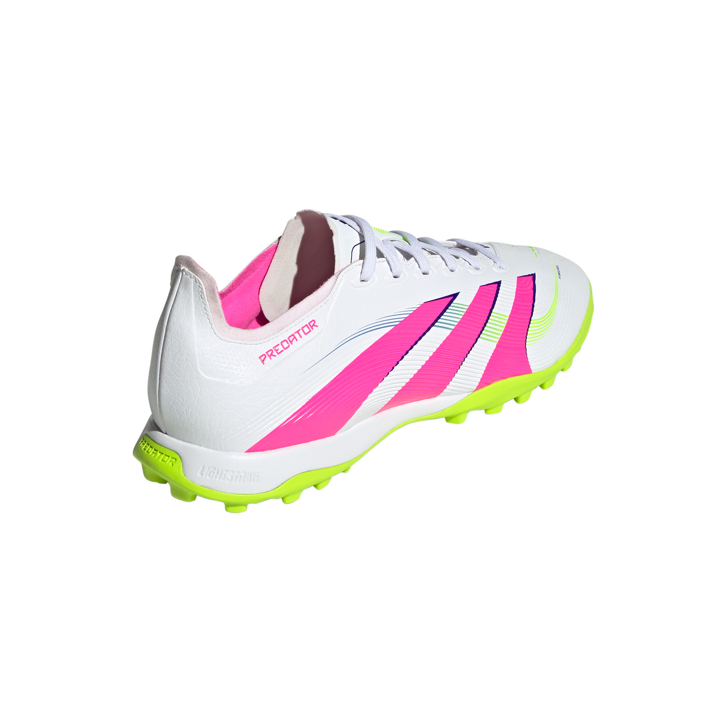 adidas Predator League TF Turf Soccer Shoes - FTWhite/LucPink/Luclem
