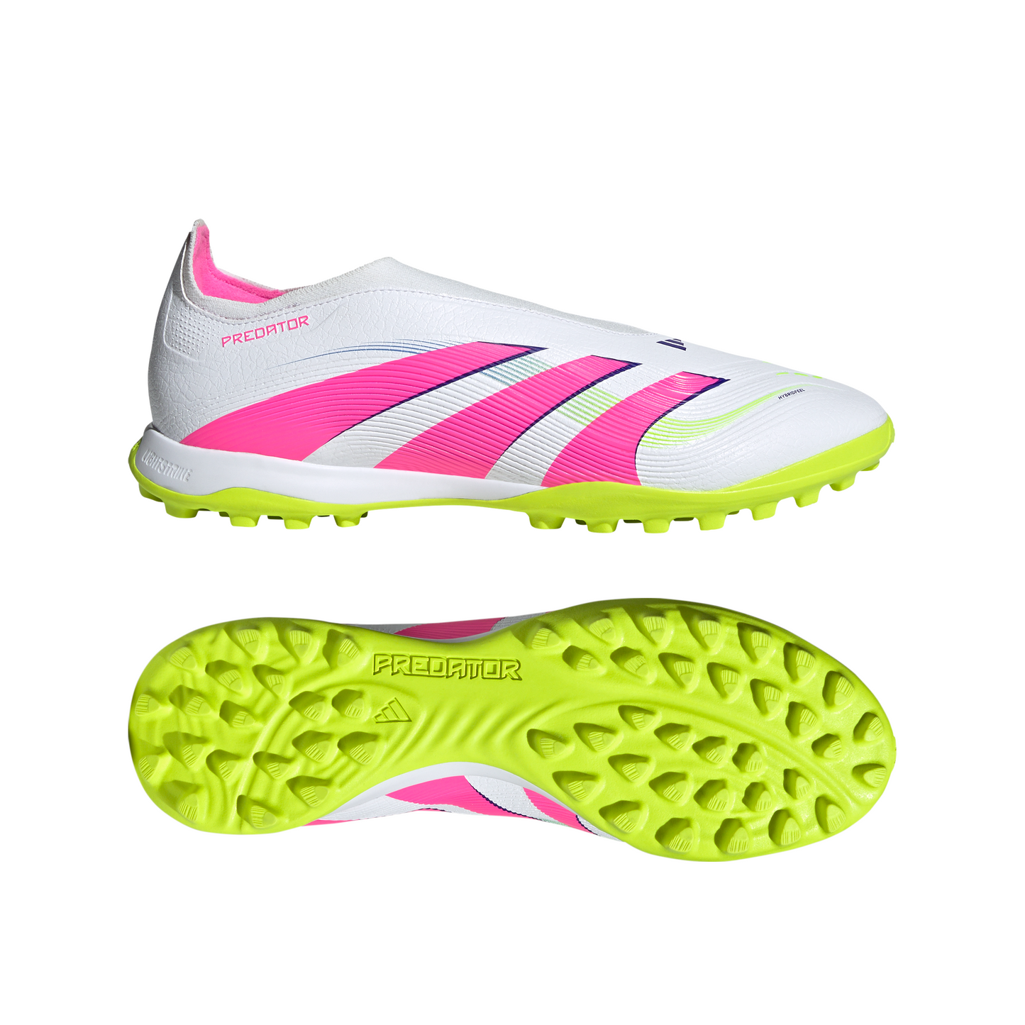 adidas Predator League LL TF Turf Soccer Shoes - FTWhite/ LucPink/ Luclem